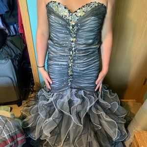 Mermaid style prom dress